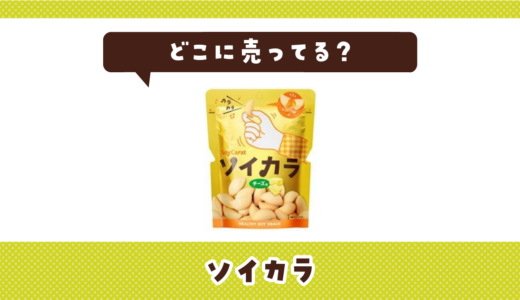 【販売終了】ソイカラはどこに売ってる？在庫状況まとめ